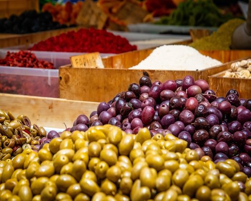 Mexican local market showing fresh produce